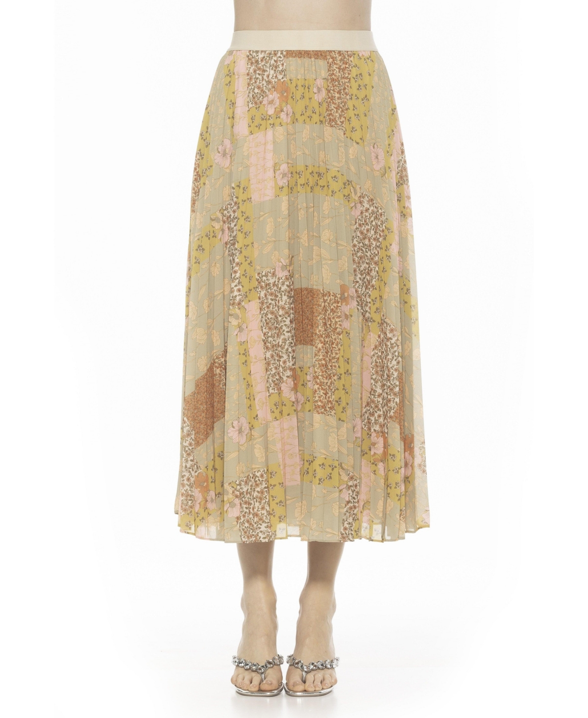 Alexia Admor Women's Kesia Midi Pleated Skirt