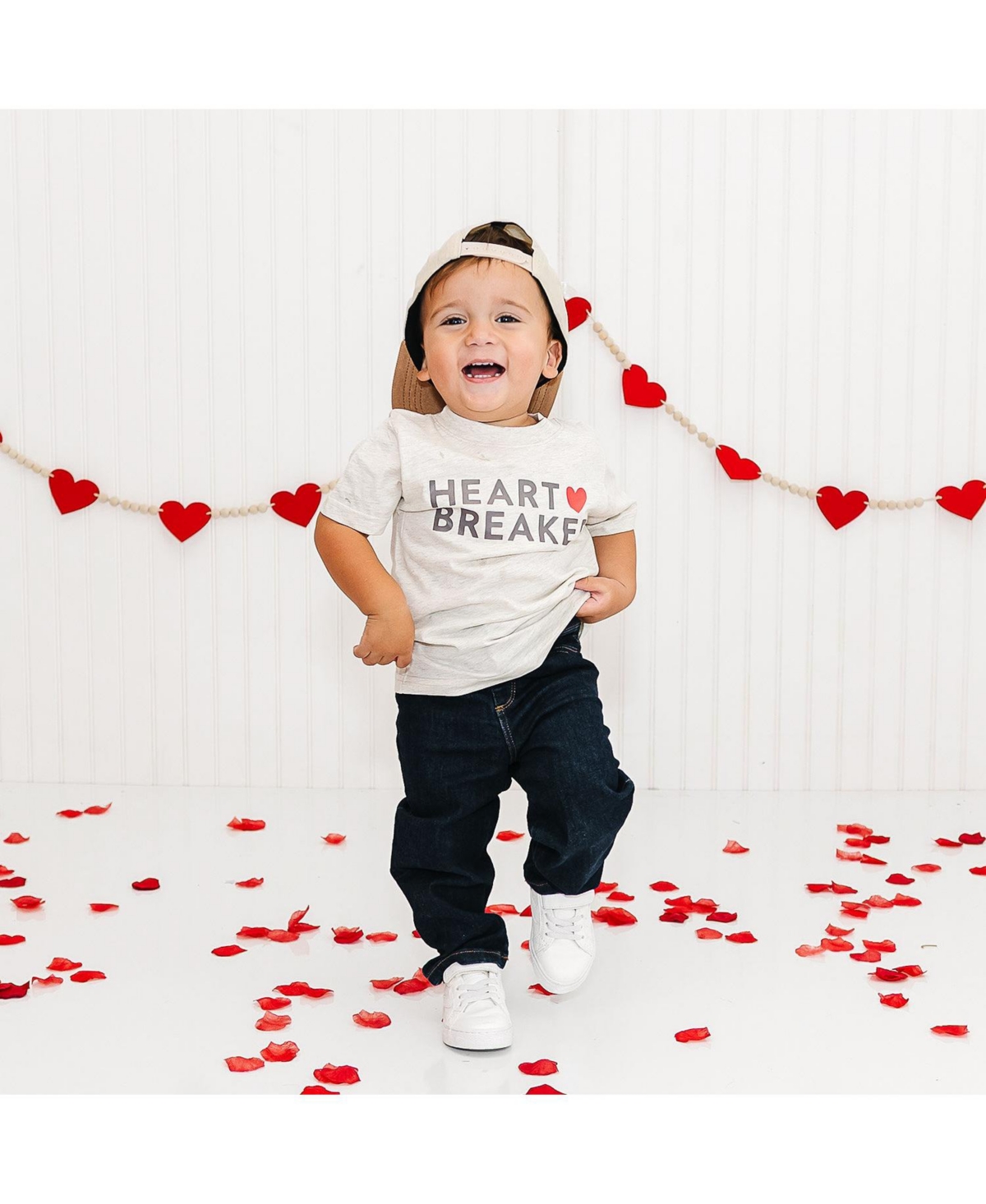 Sweet Wink Baby Boys Heartbreaker Valentine's Day Short Sleeve T-Shirt