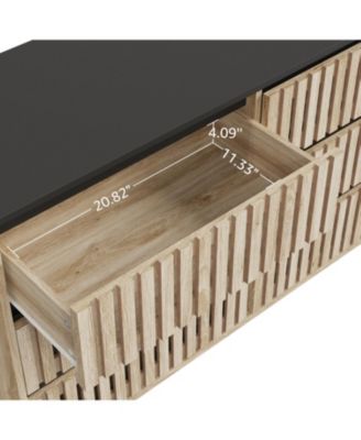 Dresser & Armoires Modern 6-Drawer Bedroom Storage Cabinet