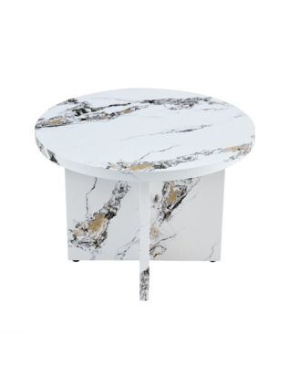 Modern 42" Round Dining Table for Small Spaces (Table Only)