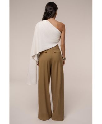 Women's Polished Pleat Trouser