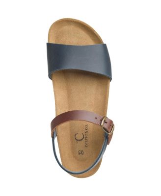 Low Wedge Ankle Strap Sandal