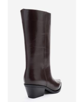 Forever & Always  Women's Shoes Juana Leather Pointed Toe Boot (Women)