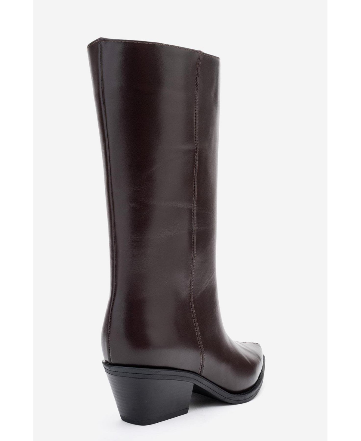 Forever & Always Women's Shoes Juana Leather Pointed Toe Boot (Women)