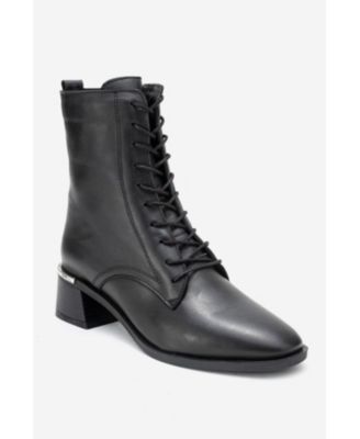 Avia Leather Block Heel Boot (Women)