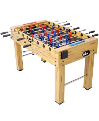 Rbied MDF Foosball Table with Steel Rods,  Modern Foosball Table with Non-Slip Handles for Adults, Indoor Soccer Game Table