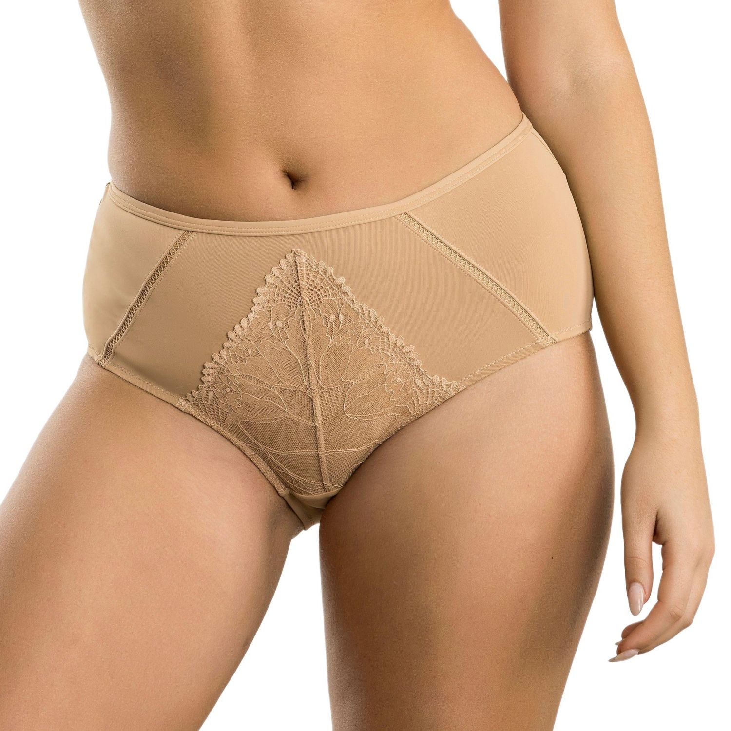 Women's Charlene High Waist Brief, Warm Sand