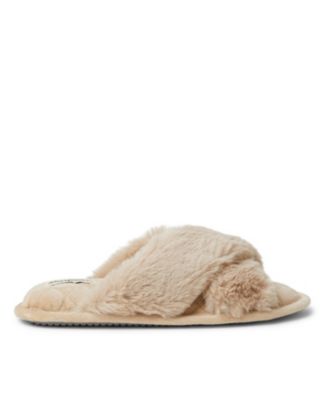 Women's Jessica Furry Crossband Slide Slipper