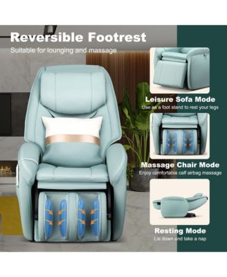 Massage Chair Full Body SL Track Zero Gravity with  Pillow Reversible Footrest Heat