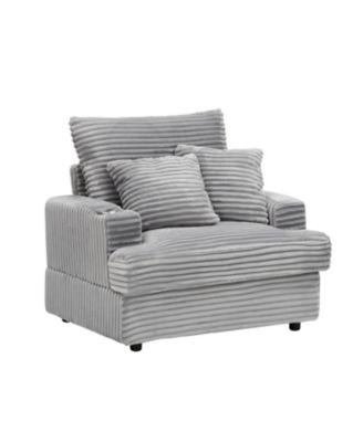 Streamdale Cozy 39" Spring Armchair & Ottoman Set