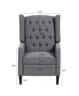 27" Wide Manual Wing Chair Recliner