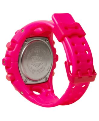 Men's Japanese Quartz Pink Resin Watch, 58.2mm