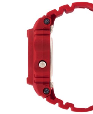 Men's Japanese Quartz Red Resin Watch, 20mm