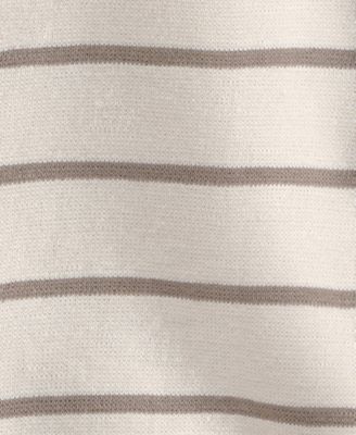 Baby Boys' Striped Round Neck Top and Shorts, 2-Piece Set