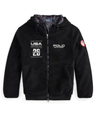 Men's Team USA Pile Fleece Full-Zip Hoodie