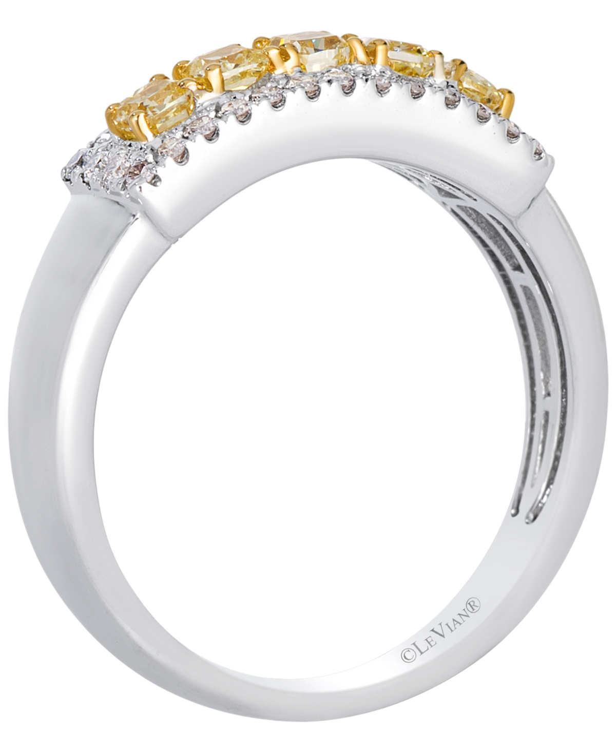 Le Vian Fancy Yellow Diamond (0.50 ct. t.w.) & Nude Diamond (0.23 ct. t.w.) Ring in 14k Two-Tone Gold
