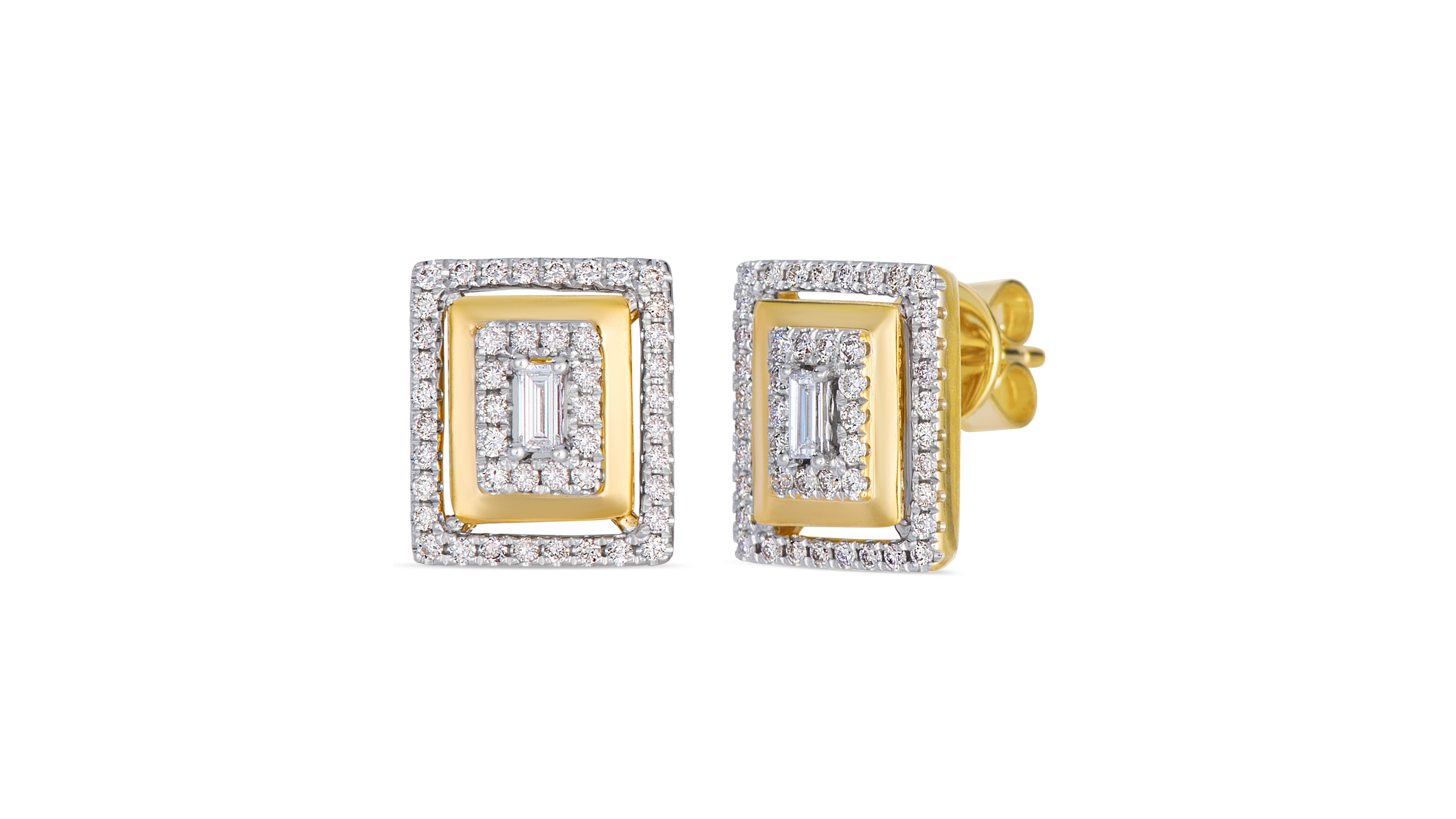 Le Vian Vanilla Diamond Stud Earrings (0.42 ct. t.w.) in 14k Honey Gold