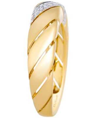 Vanilla Diamond Ring (0.19 ct. t.w.) in 14k Honey Gold
