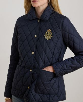 Women's Crest Patch Quilted Jacket