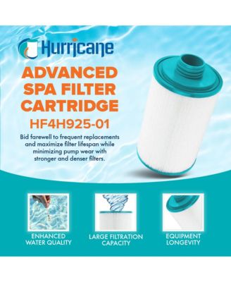 HF4H925-01 Advanced Spa Filter Cartridge Replacement for PSANT20P3, Unicel 4CH-925, Filbur FC-0126, and Other Compatible Models