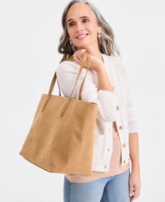 Stud Nubuck Large Tote