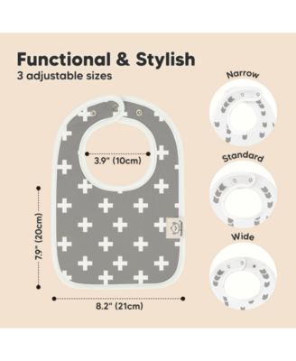 8-Pack Coast Baby Bibs for Boy, Girl, Drool Bibs, Baby Bib for Girls, Boys