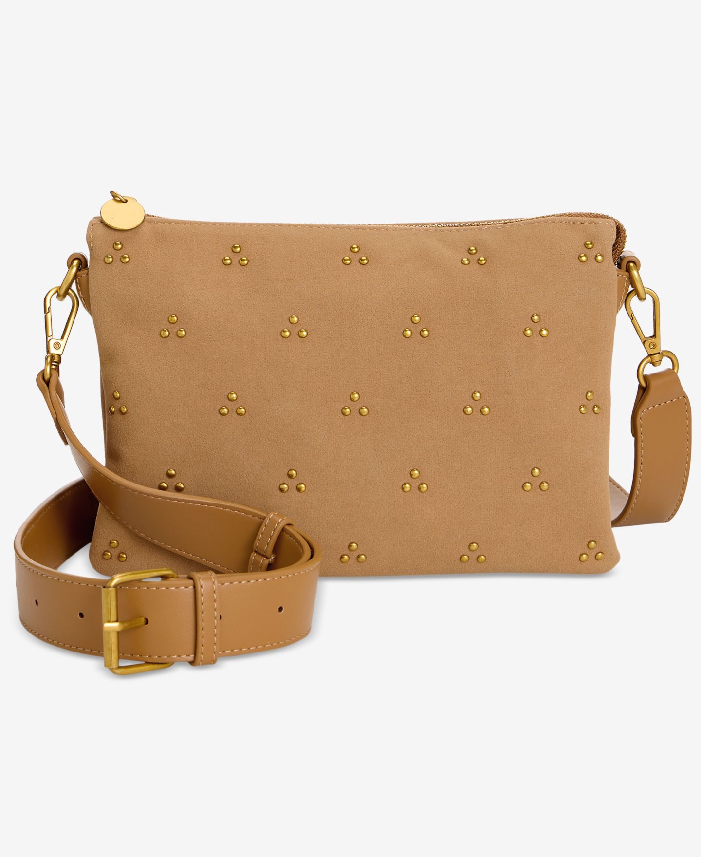 Женская сумка Style & Co Stud Double Compartment Crossbody, цвет: Rusted Sun — фото 1