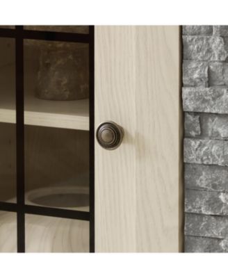 2-Door Storage cabinet with Electric Fireplace Console Cabinet