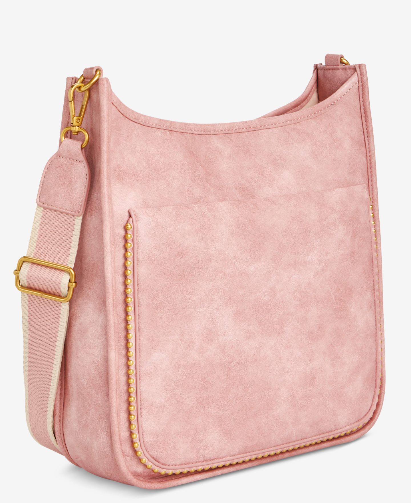 Женская сумка Style & Co Whipstitch Stud Medium Crossbody, цвет: Коралловый сумеречный — фото 3