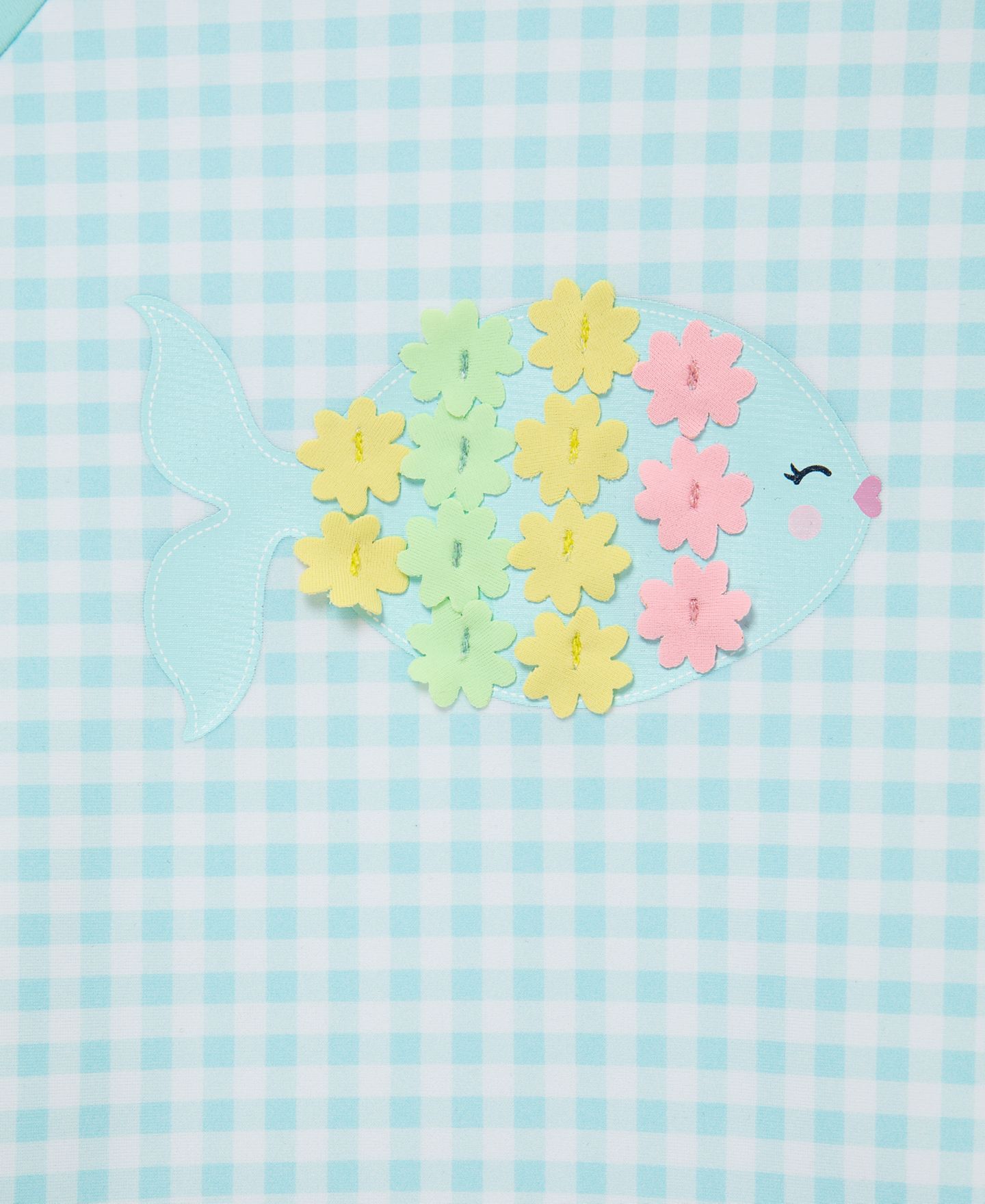 Комплект для плавания Fish, длинный рукав, 2 предмета — Little Me, цвет: Аквамариновый — фото 4