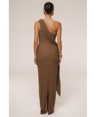 Women's Rich Mocha Wrap Dress