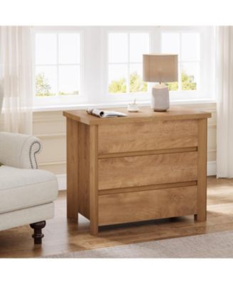 Nightstand with 3 Drawers, Easy Assembly