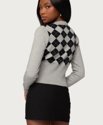 Women's Noya Argyle Knit Cardigan