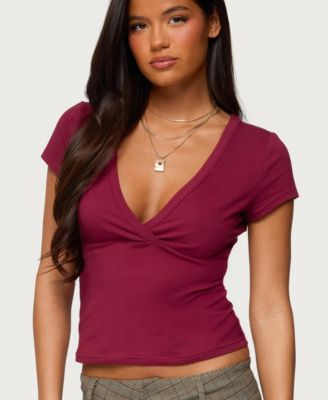 Women's Merinda V Neck T Shirt