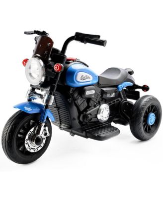 Dual 6V Kids Ride-On Motorcycle, 3-Wheel Toy with Forward/Reverse & Sounds for Ages 1-5
