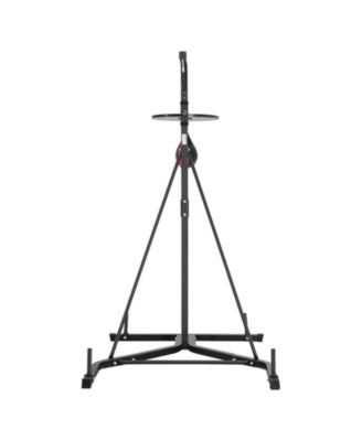 Punching Bag Stand 2-in-1 Heavy Duty Boxing and Speed Bag Stand Holds 140 LB