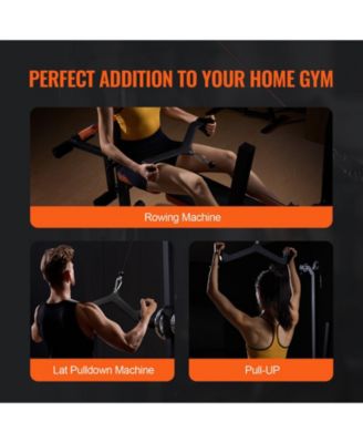 SUGFIT LAT Pulldown Bar Cable Row V-Bar Attachment with Rubber Grip for Home Gym