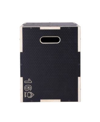 3-in-1 Plyo Jump Box 24/20/16" Wooden Agility Training Box