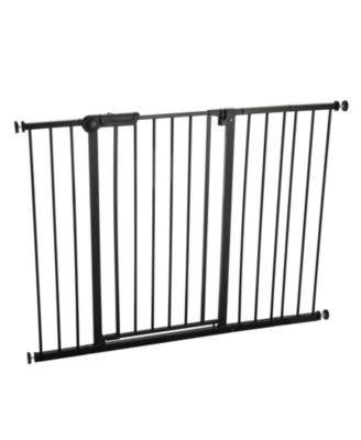 Adjustable Pressure-Mount Safety Gate, 26"-48" Wide, 36" High, Black