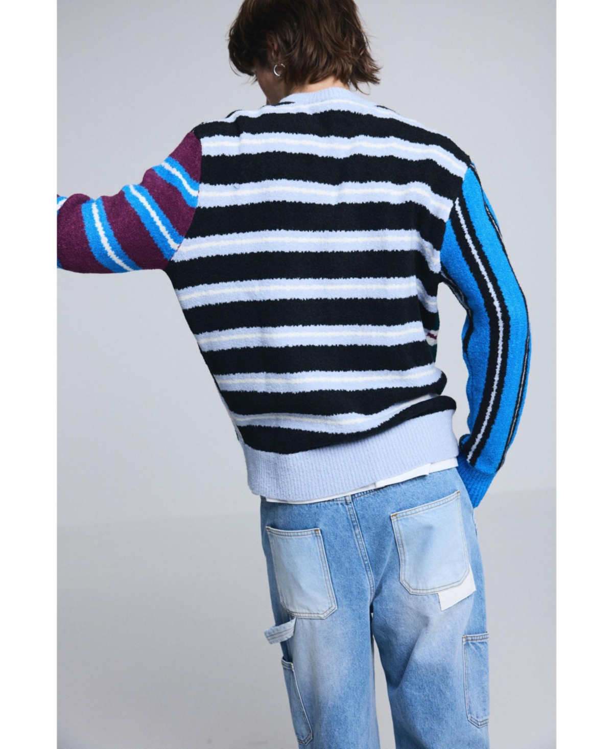 Desigual Men's Multistripe sweater