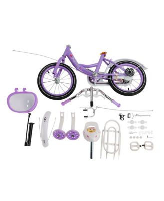 18-Inch Kids Bike for Ages 6-10 with Sparkling Training Wheels & Adjustable Design | Perfect Gift