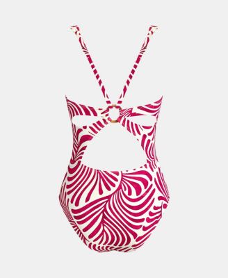 Women's Classic One-Piece Swimsuit with Back O-Ring Detail