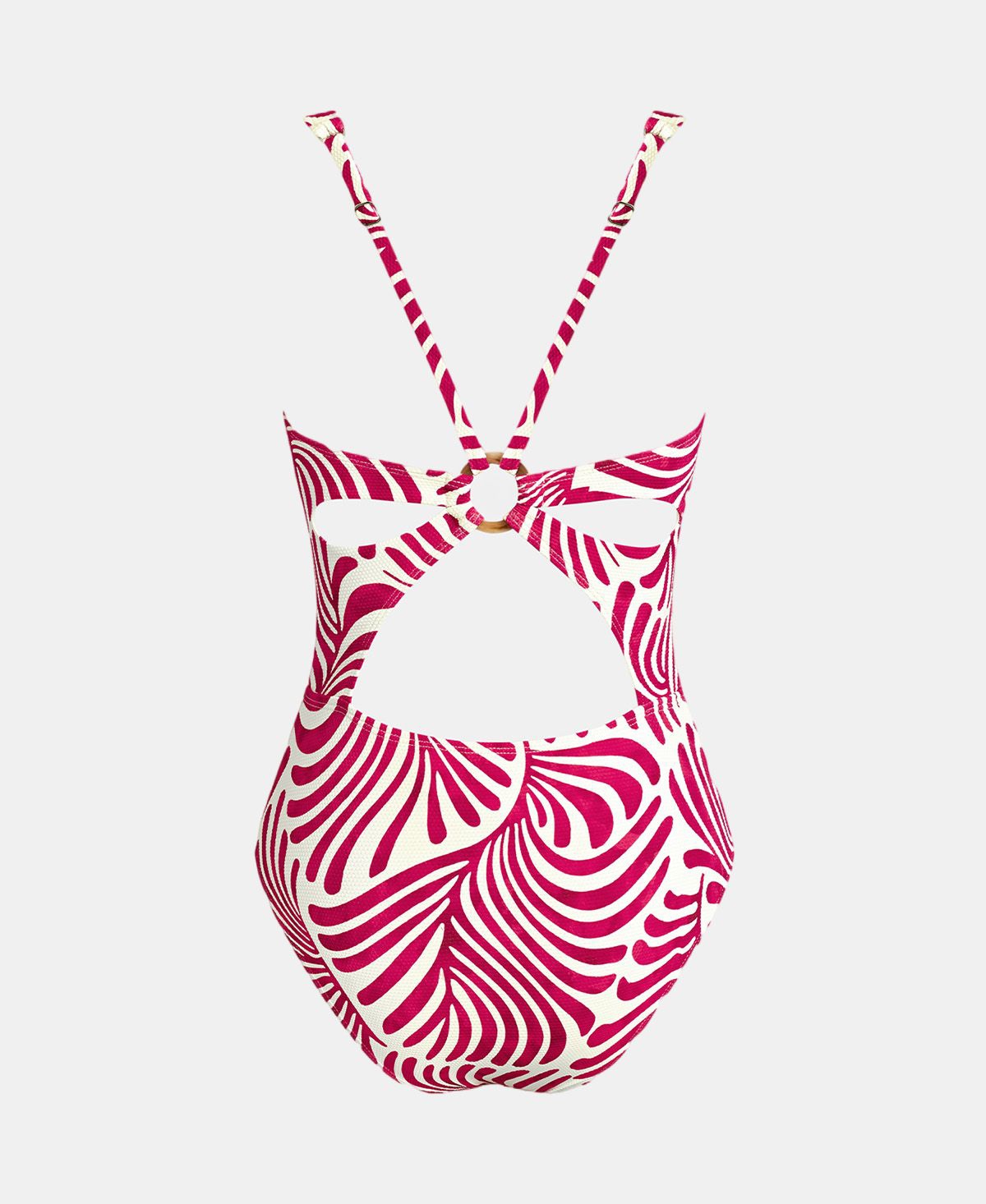 Cupshe Women's Classic One-Piece Swimsuit with Back O-Ring Detail