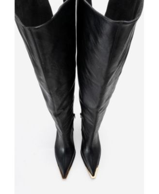 Women's Vody Over The Knee Zip Stiletto Boot