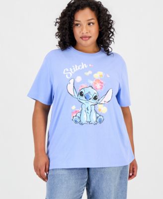 Trendy Plus Size Stitch Short-Sleeve T-Shirt