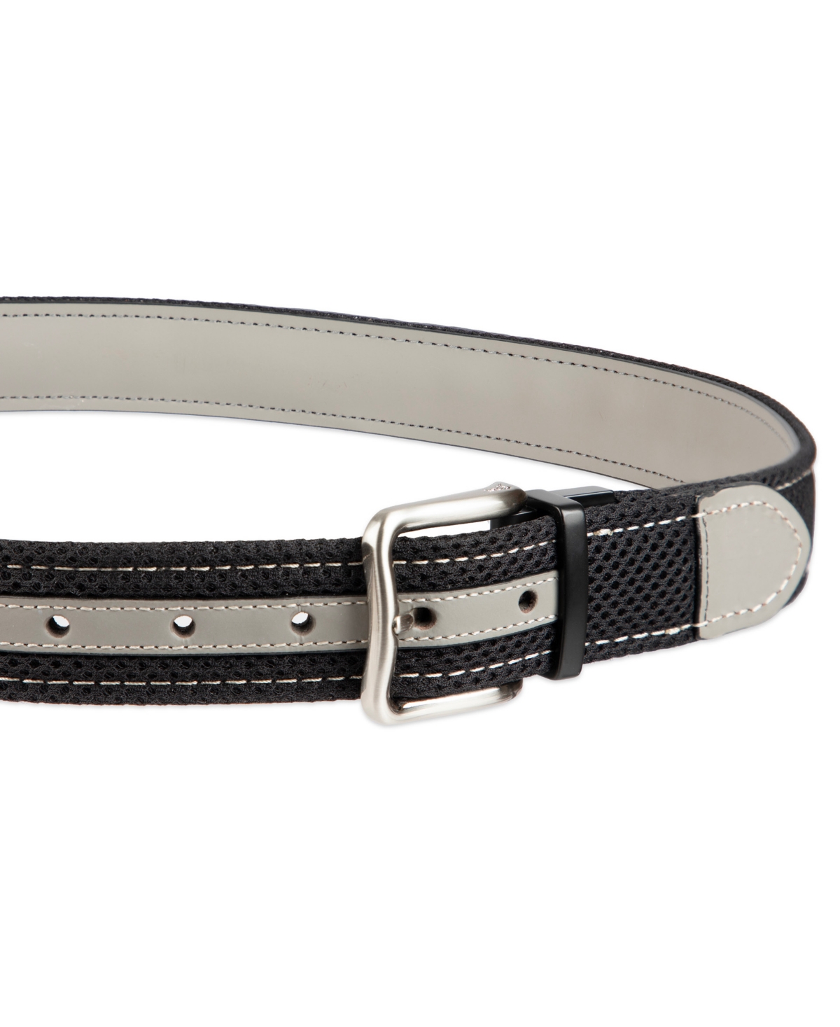 Tommy Bahama Men's Two-In-One Reversible Leather Perforated Belt