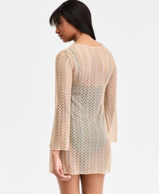 Women's Crocheted Cover-Up Dress