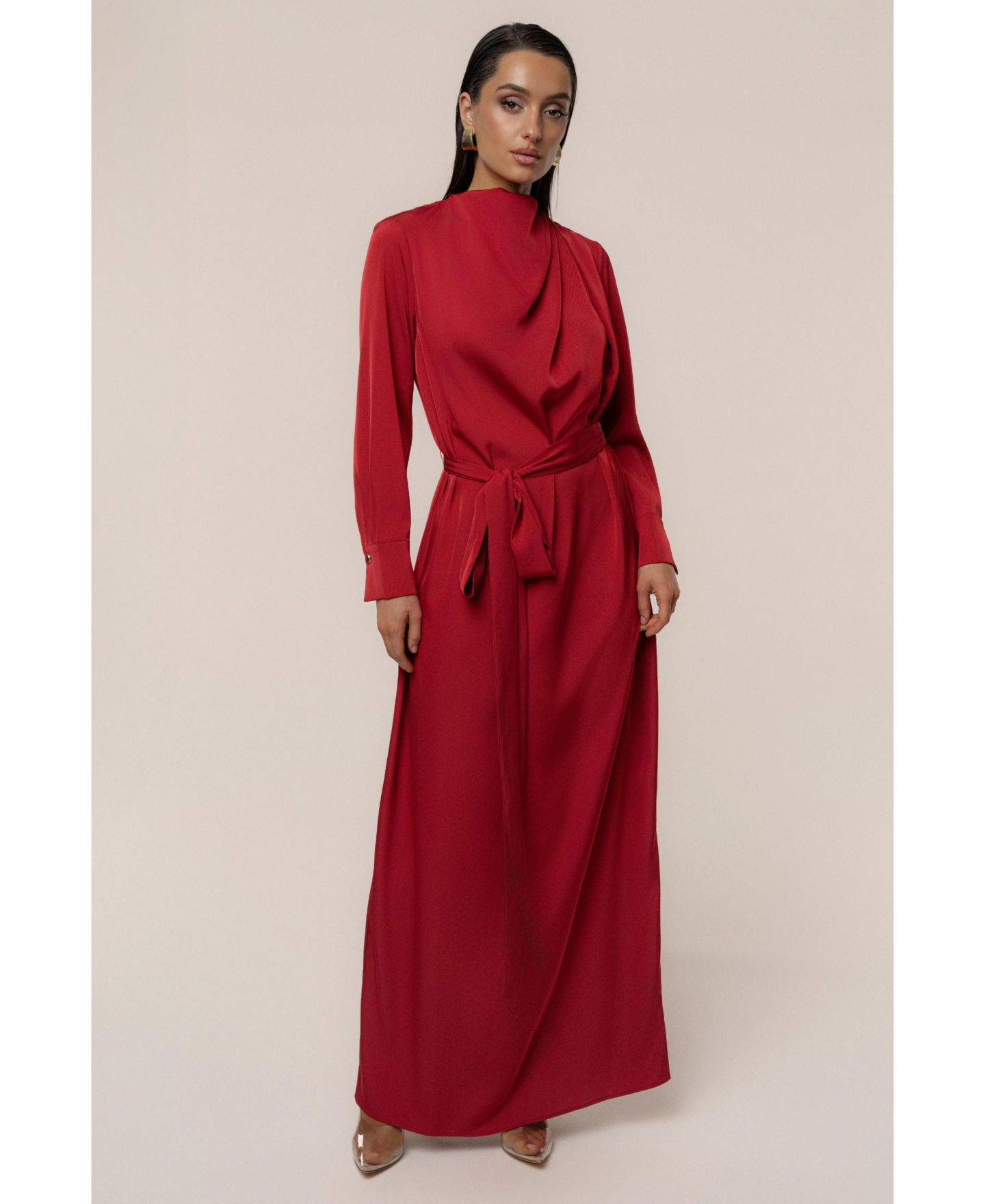 Женское платье JLUXLABEL Victoria Satin Maxi — фото 1