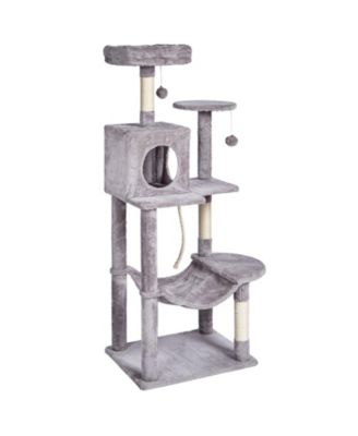 56.2" Multi-Level Cat Tree with Condo