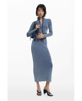 Women's LONG KNIT SKIRT